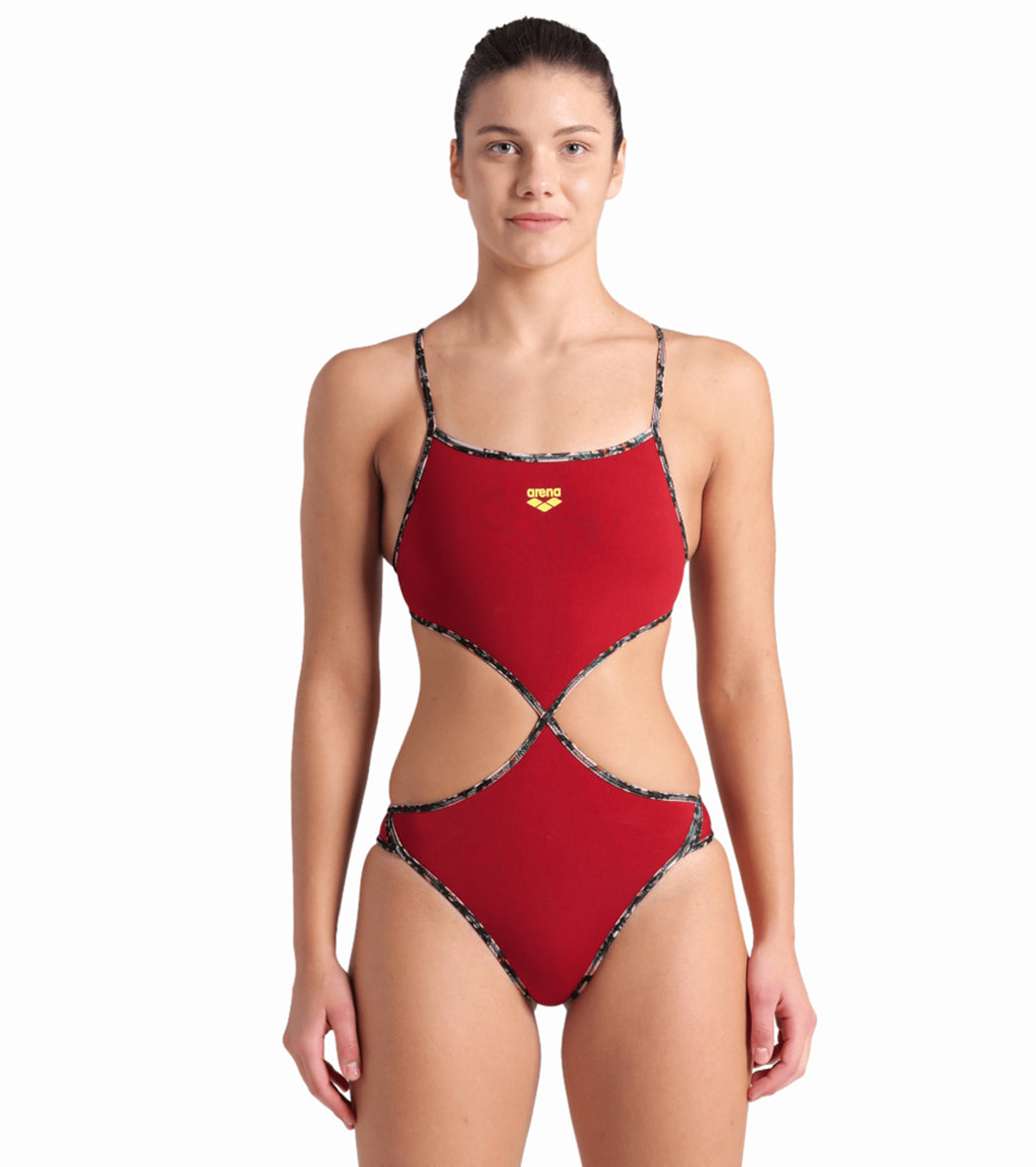 Arena Women's Rule Breaker Twist'N'Mix One Piece Swimsuit