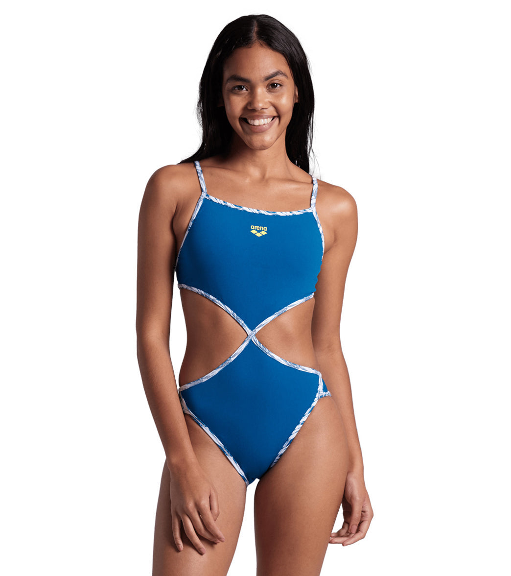 Arena Women's Rule Breaker Twist'N'Mix One Piece Swimsuit
