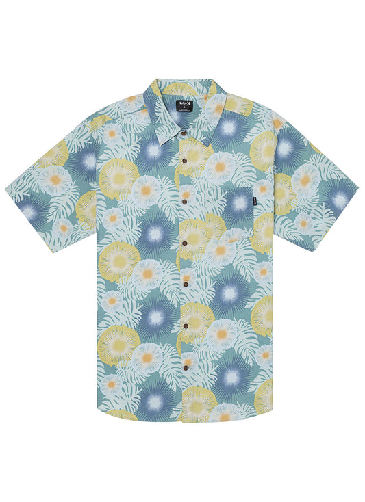 Hurley Men's One And Only Lido Stretch Short Sleeve Button-Up Shirt