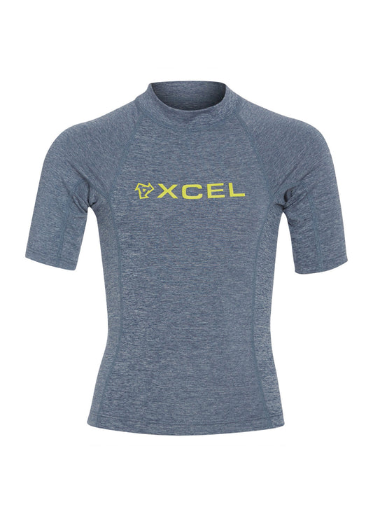 Xcel Boys' Premium Stretch Short Sleeve Rash Guard (Little Kid, Big Kid)