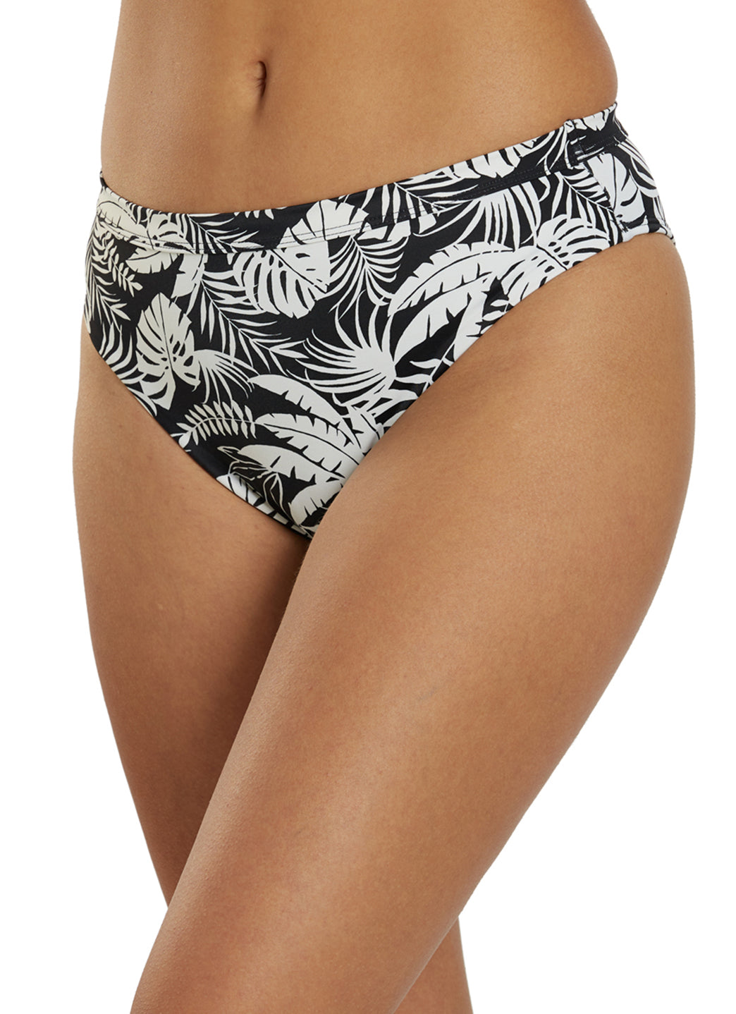 JOLYN Women's Nora Tropicana High Waist Key Hole Back Bikini Bottom