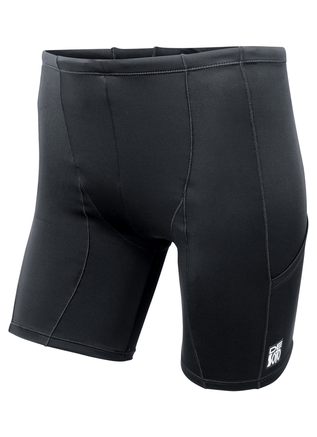 DeSoto Men's Dual Pocket Carrera Tri Short