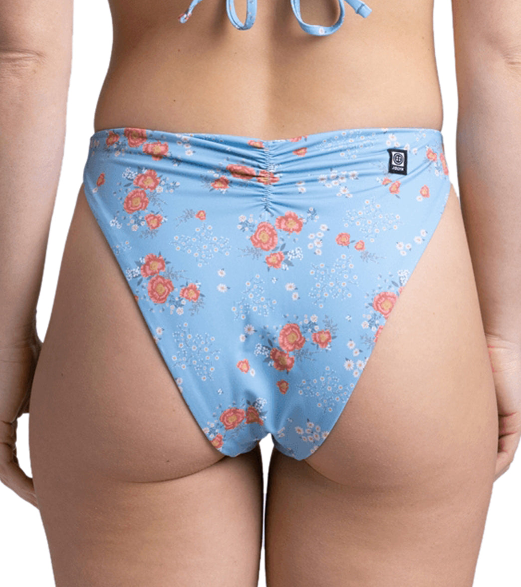 JOLYN Women's Mandy Rosalinda Cinch Detail French Cut Bikini Bottom