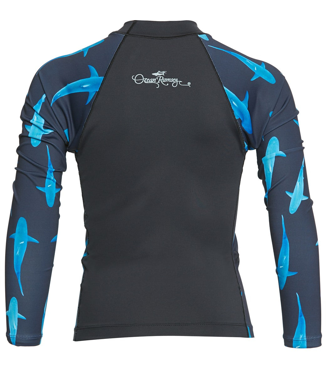 Xcel Girls' Ocean Ramsey Long Sleeve Rashguard