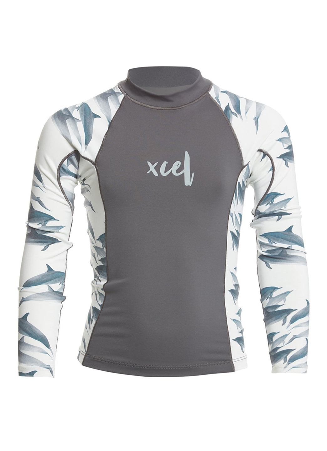 Xcel Girls' Ocean Ramsey Long Sleeve Rashguard