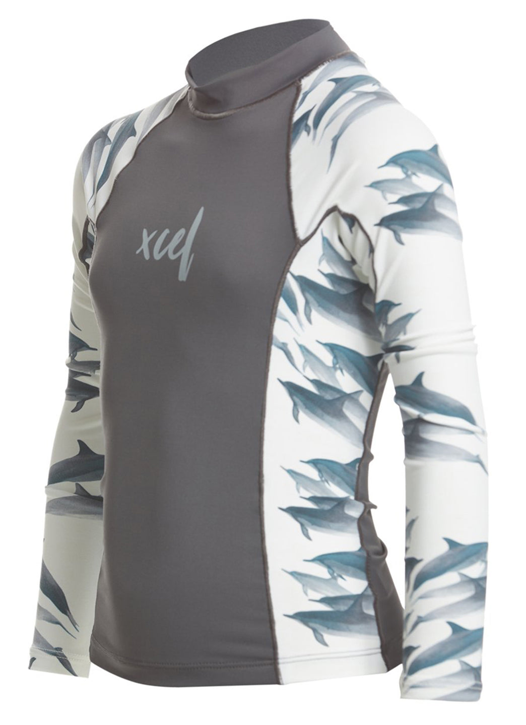 Xcel Girls' Ocean Ramsey Long Sleeve Rashguard