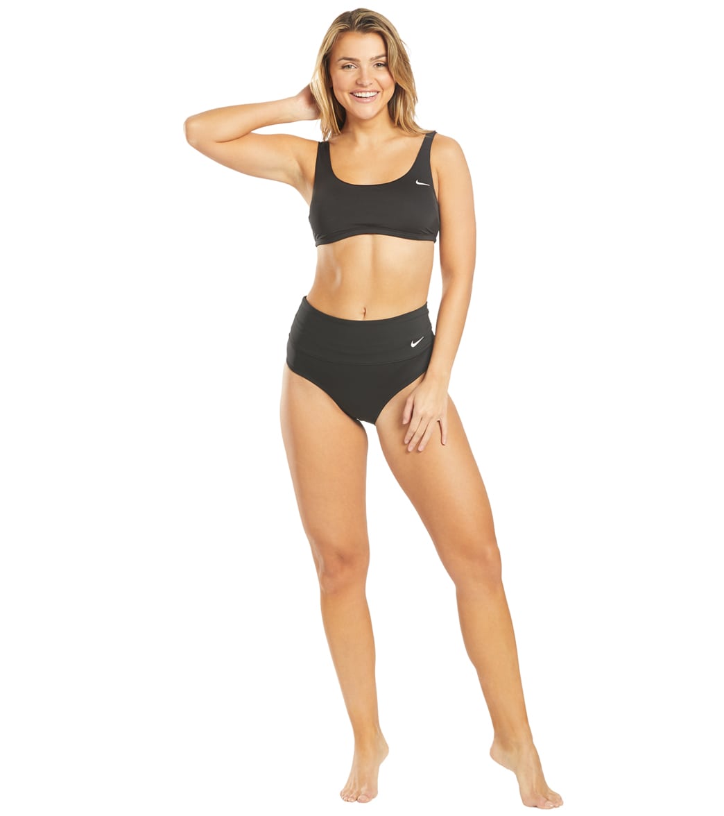 Nike Women's Essential Scoop Neck Bikini Top