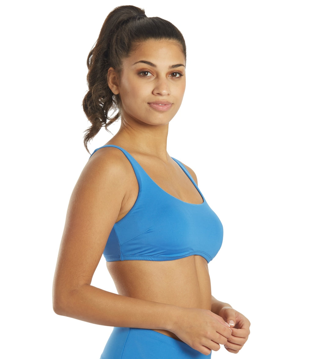 Nike Women's Essential Scoop Neck Bikini Top