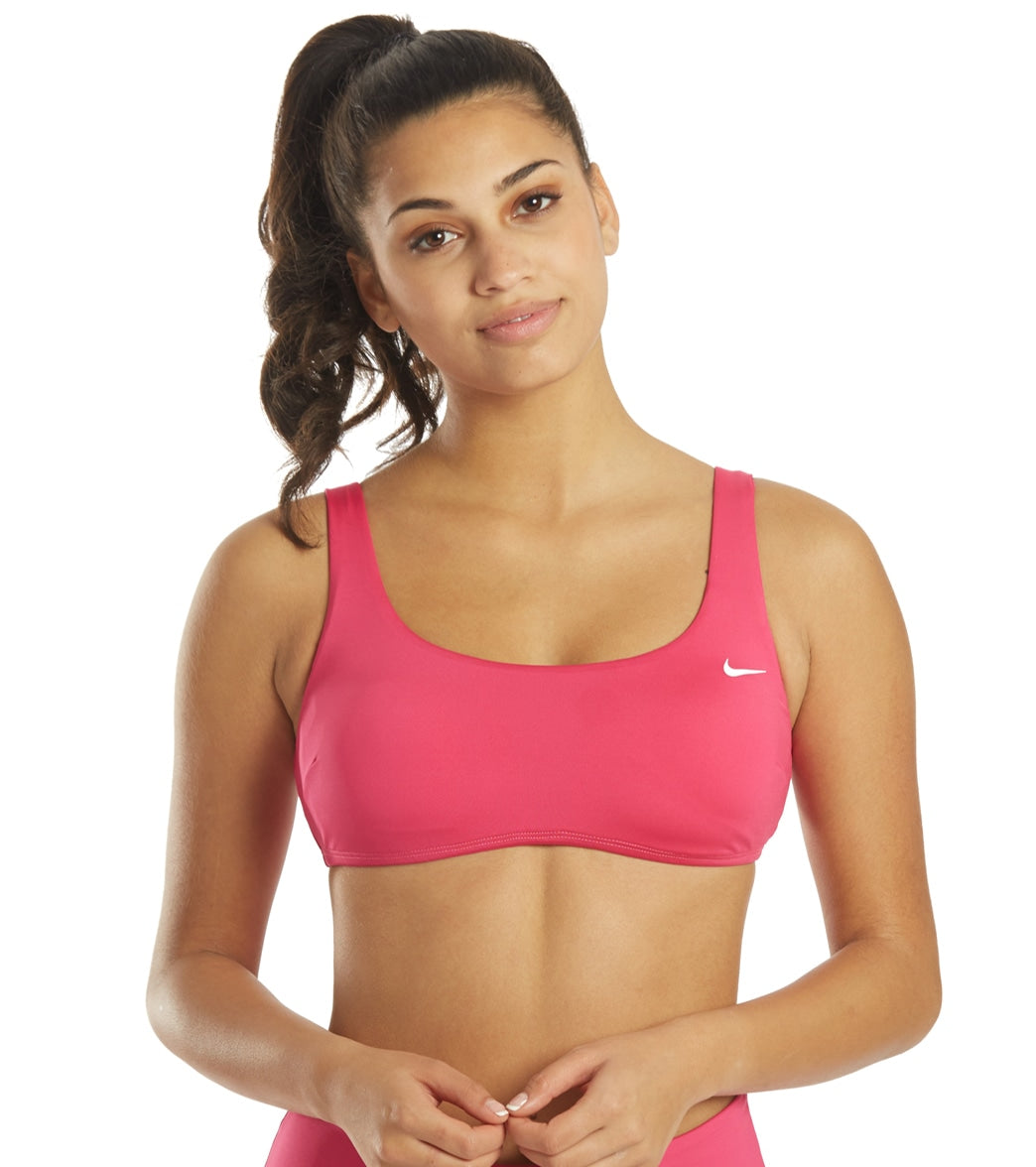 Nike Women's Essential Scoop Neck Bikini Top