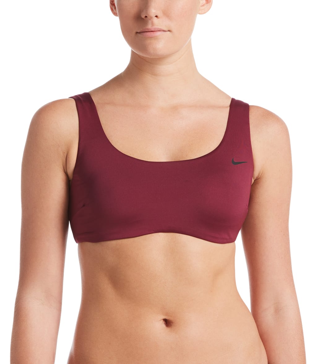 Nike Women's Essential Scoop Neck Bikini Top