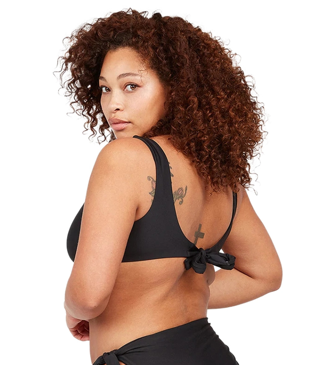 Volcom Women's Plus Size Simply Seamless Scoop Bikini Top