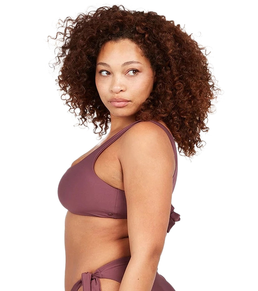 Volcom Women's Plus Size Simply Seamless Scoop Bikini Top