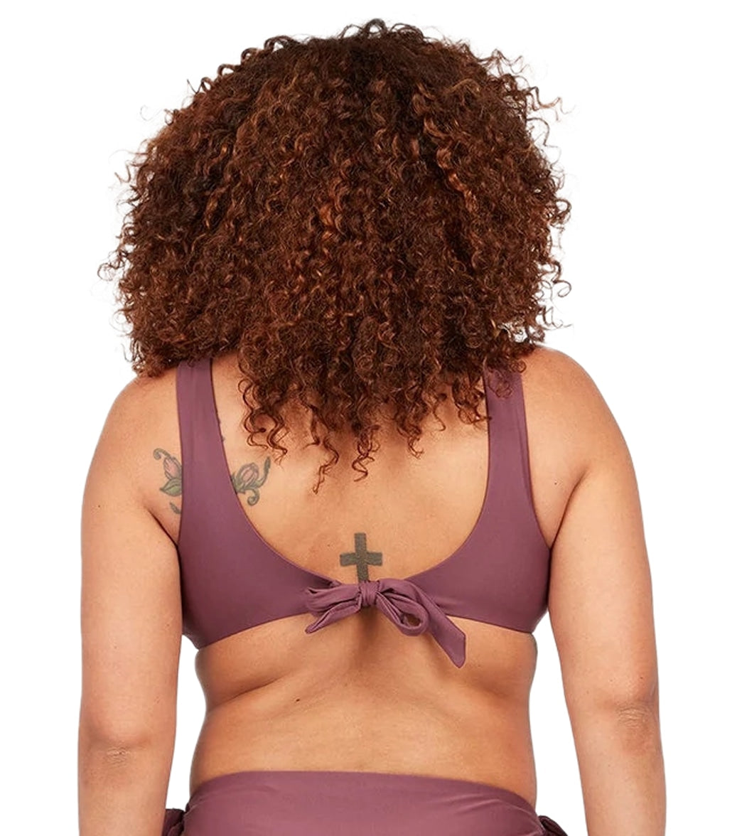 Volcom Women's Plus Size Simply Seamless Scoop Bikini Top