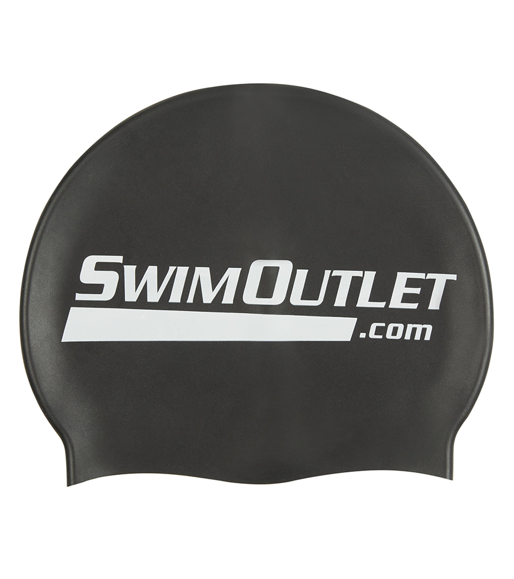 SwimOutlet Swimoutlet.com Silicone Swim Cap
