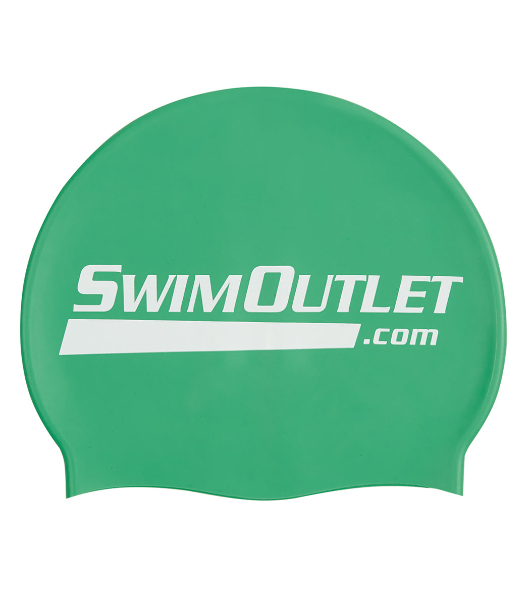 SwimOutlet Swimoutlet.com Silicone Swim Cap
