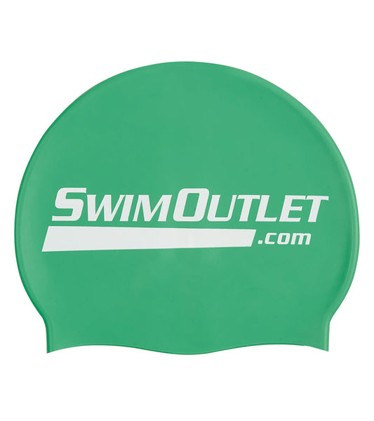 SwimOutlet Swimoutlet.com Silicone Swim Cap