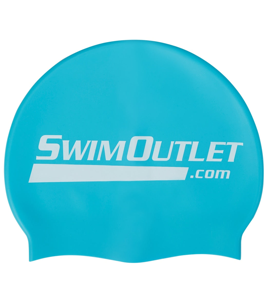SwimOutlet Swimoutlet.com Silicone Swim Cap