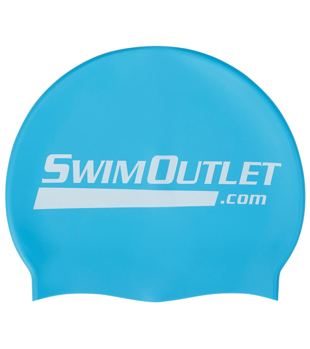 SwimOutlet Swimoutlet.com Silicone Swim Cap
