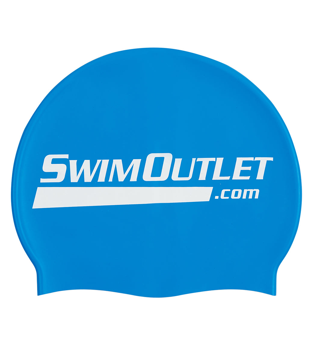 SwimOutlet Swimoutlet.com Silicone Swim Cap