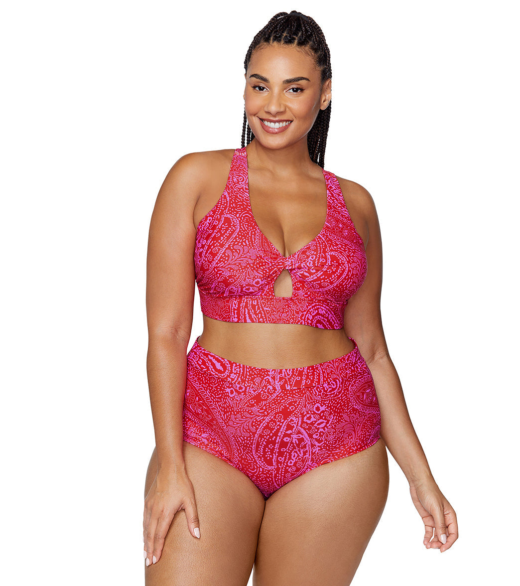 Raisins Women's Las Virgenes Via Plus Size Bikini Top
