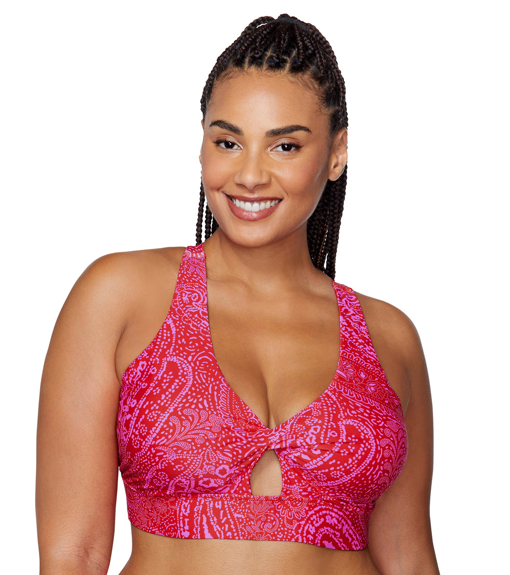 Raisins Women's Las Virgenes Via Plus Size Bikini Top
