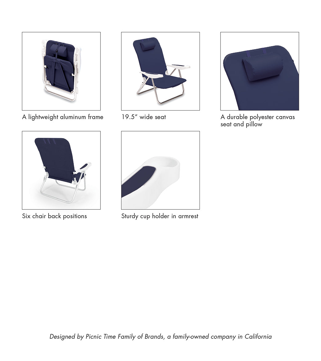 Picnic Time Monaco Beach Chair