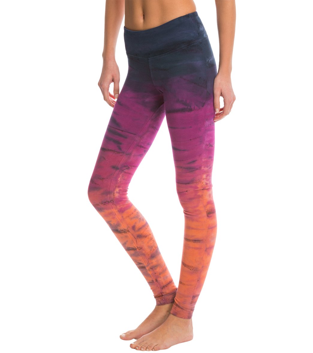 Hard Tail Flat Waist Cotton Ankle Yoga Leggings