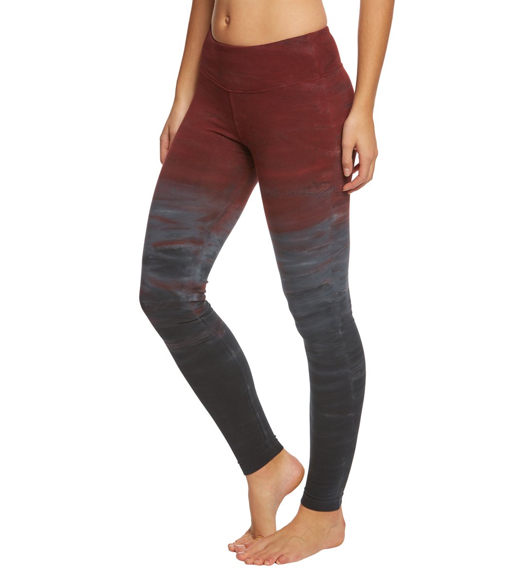 Hard Tail Flat Waist Cotton Ankle Yoga Leggings