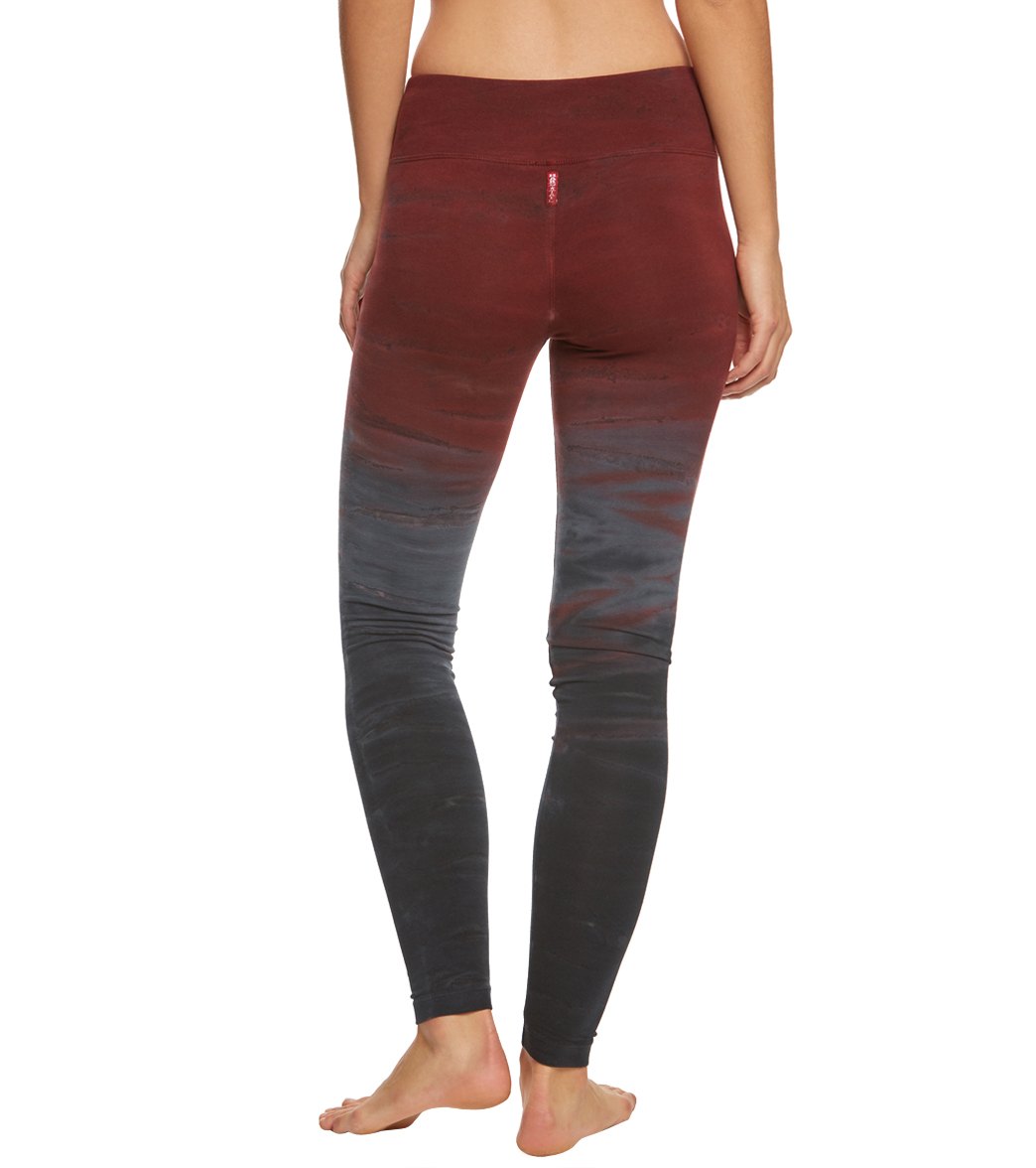 Hard Tail Flat Waist Cotton Ankle Yoga Leggings