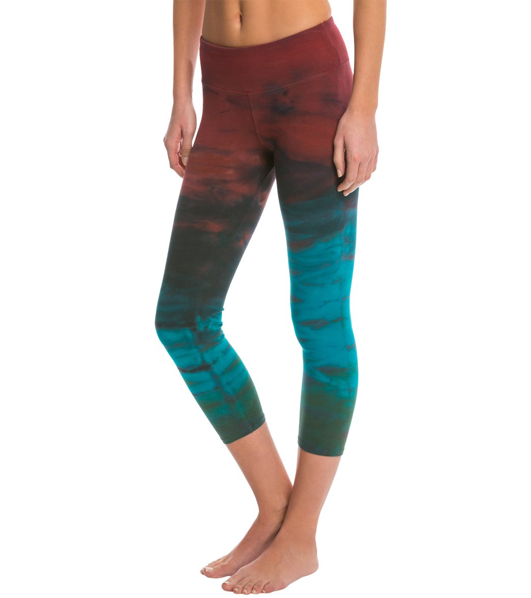 Hard Tail Flat Waist Cotton Ankle Yoga Leggings