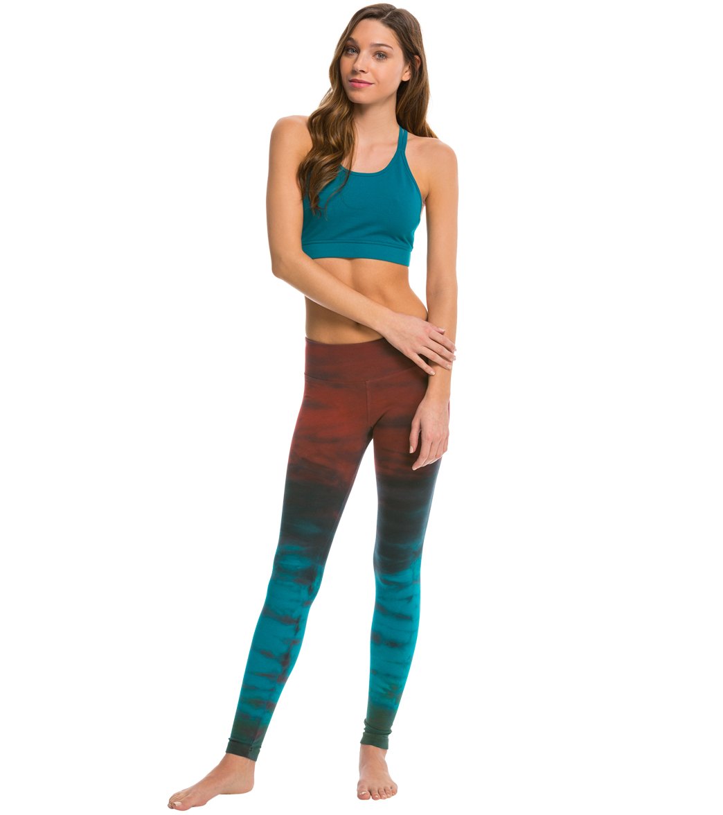 Hard Tail Flat Waist Cotton Ankle Yoga Leggings