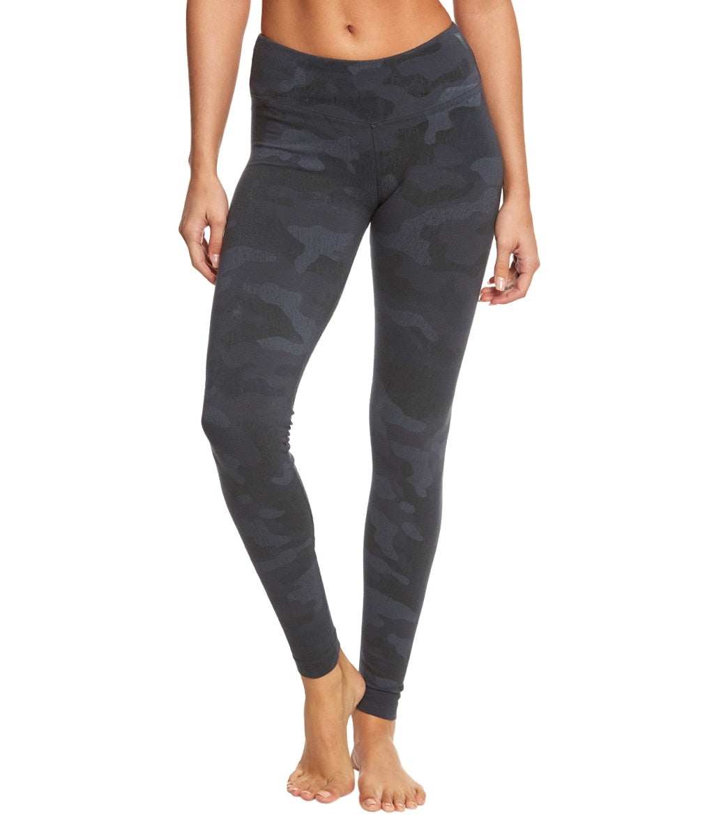 Hard Tail Flat Waist Cotton Ankle Yoga Leggings