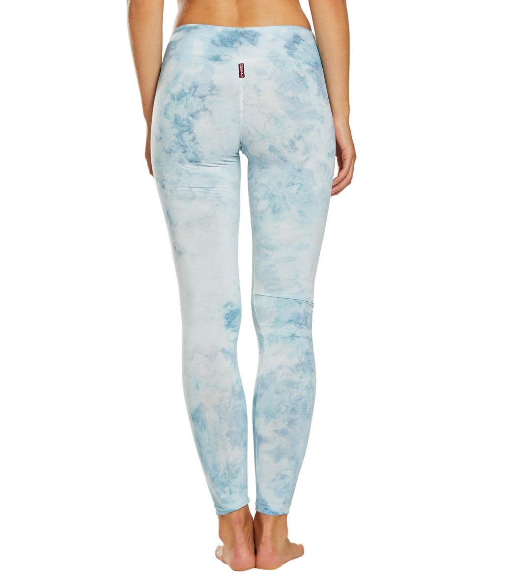 Hard Tail Flat Waist Cotton Ankle Yoga Leggings