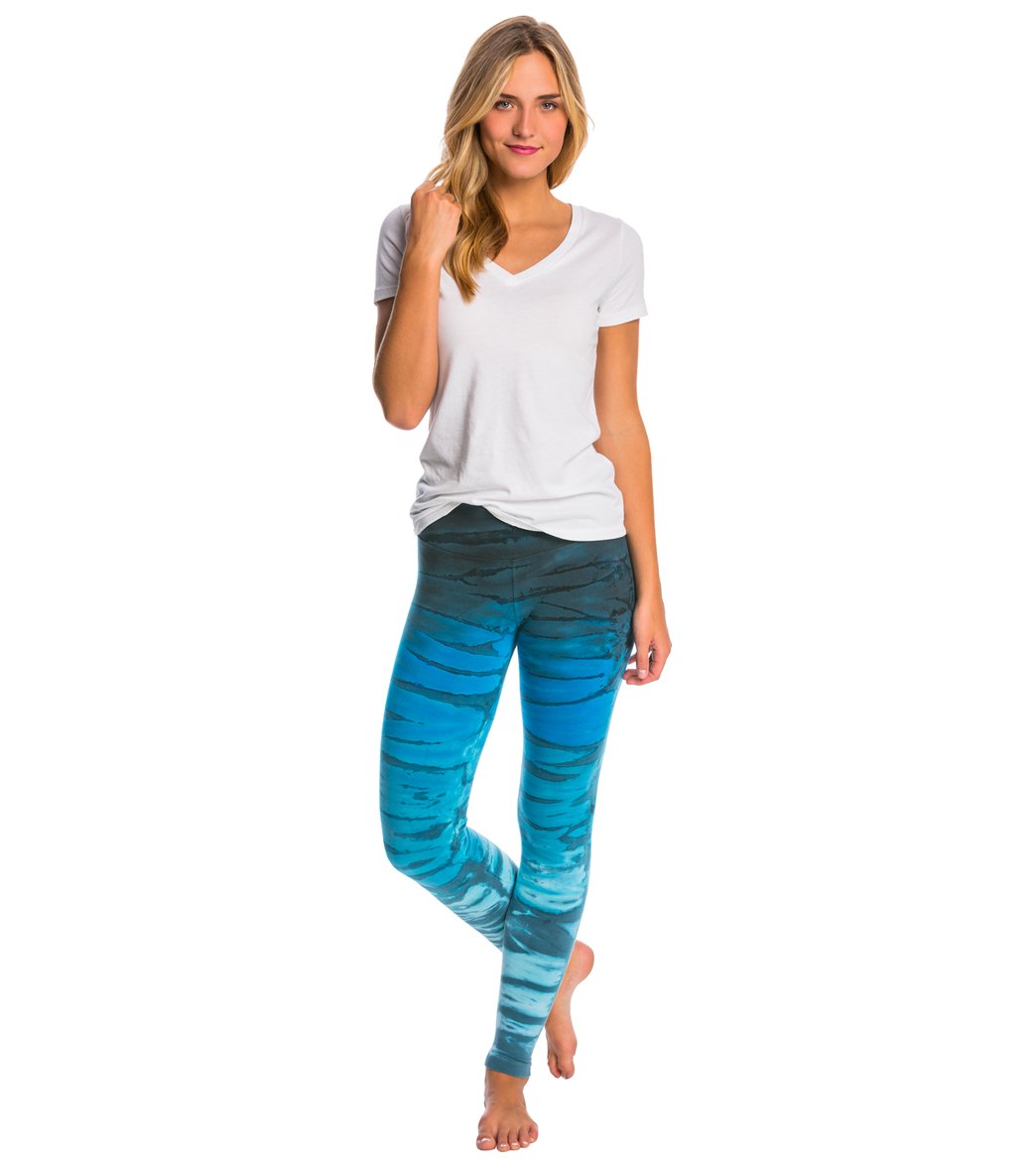 Hard Tail Flat Waist Cotton Ankle Yoga Leggings