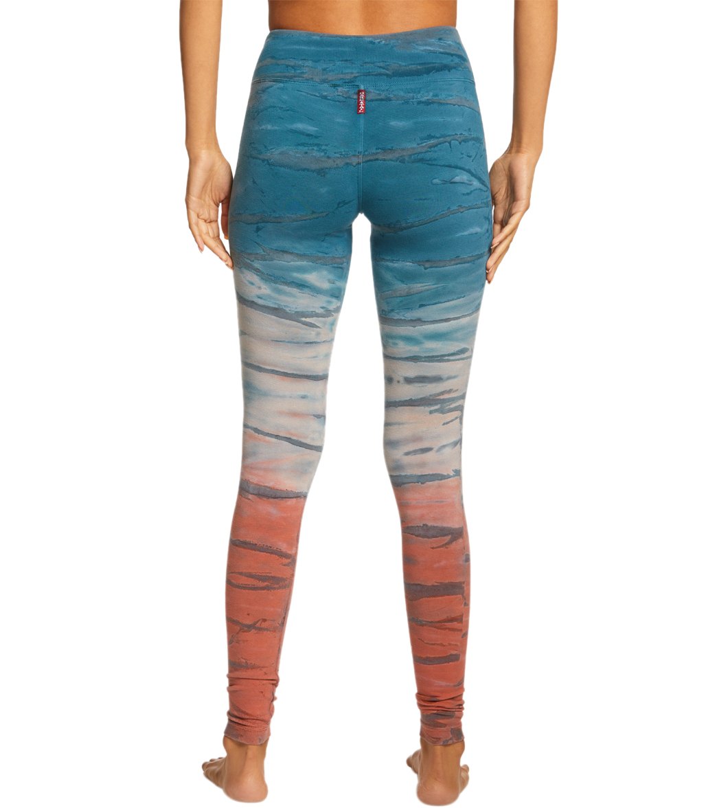 Hard Tail Flat Waist Cotton Ankle Yoga Leggings