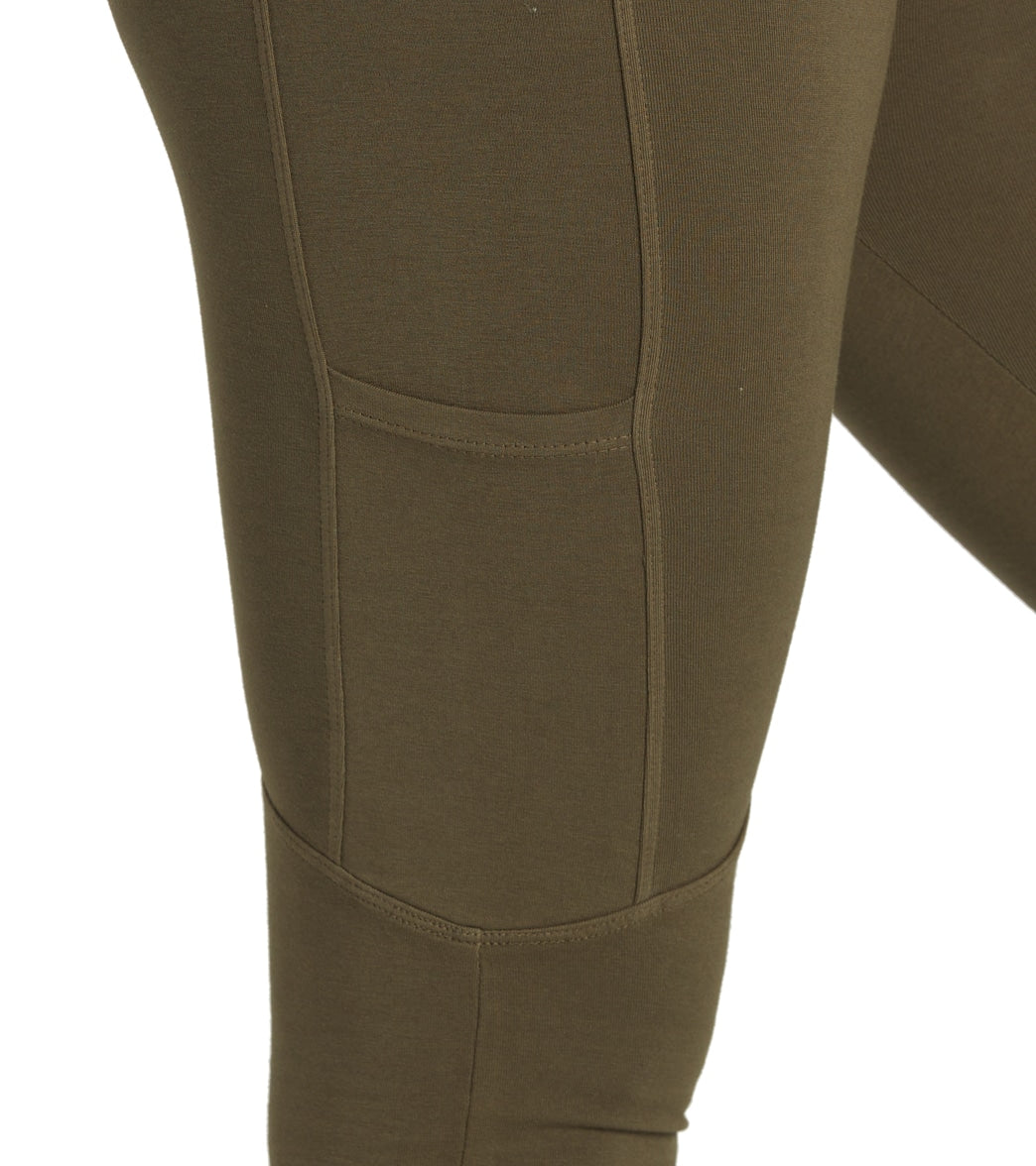 Hard Tail Cargo Pocket High Rise Yoga Leggings