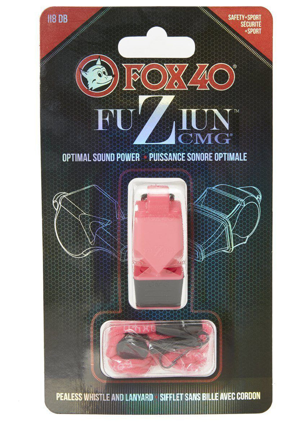 Fox 40 Fuziun CMG Lifeguard Whistle w/ Lanyard