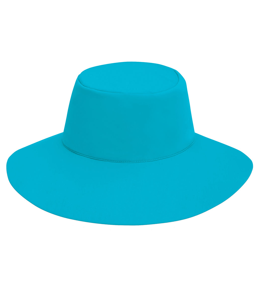 Wallaroo Women's Aqua Hat w/ Chin Strap