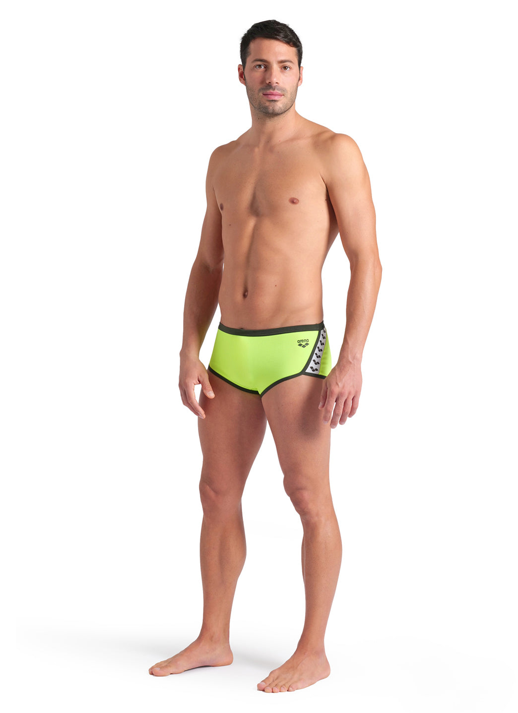 Arena Men's Icons Solid Low Waist Square Leg Swimsuit