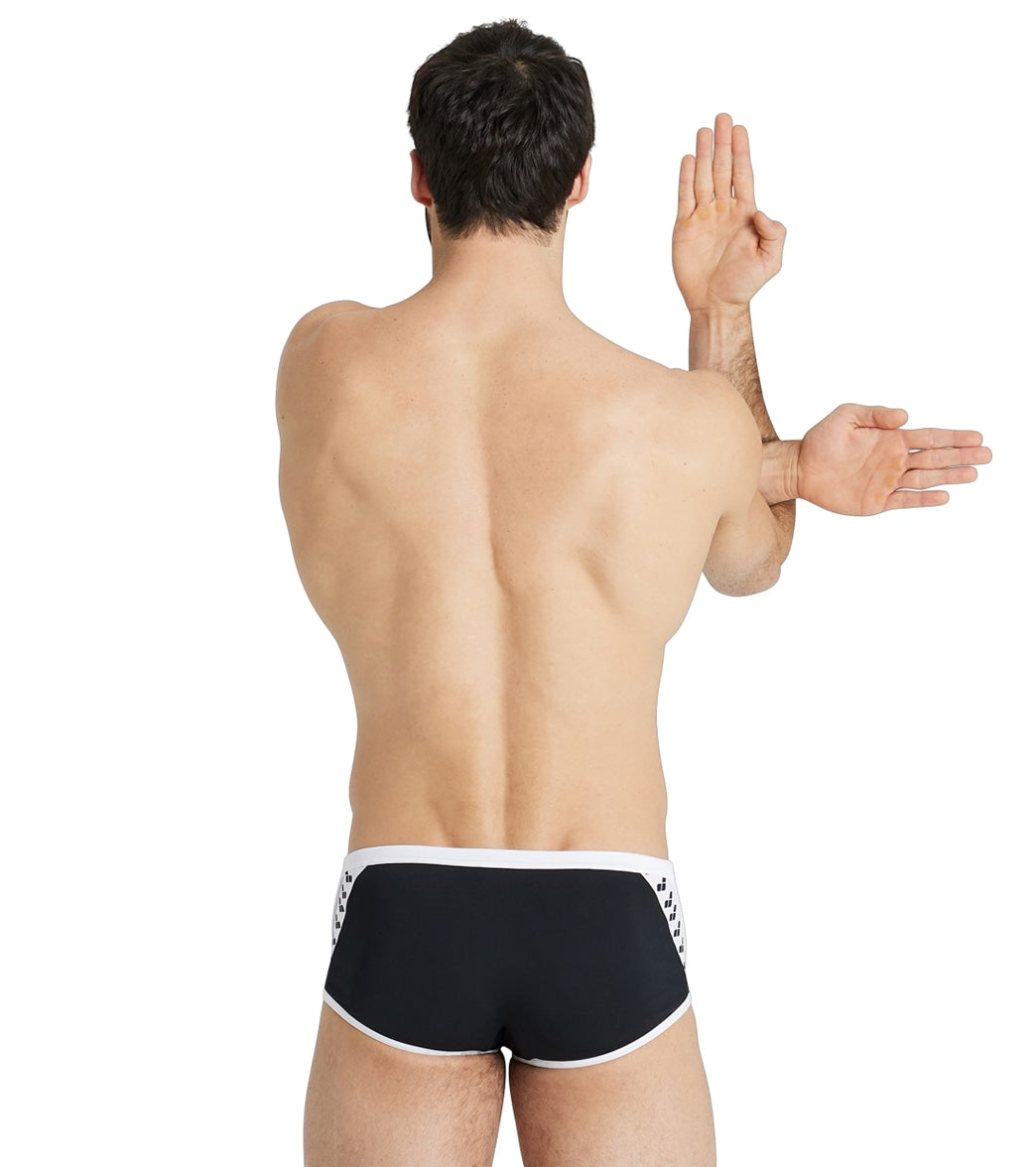 Arena Men's Icons Solid Low Waist Square Leg Swimsuit