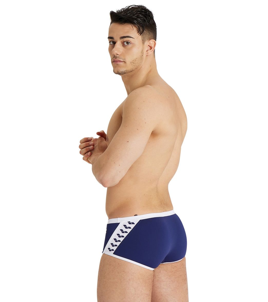 Arena Men's Icons Solid Low Waist Square Leg Swimsuit