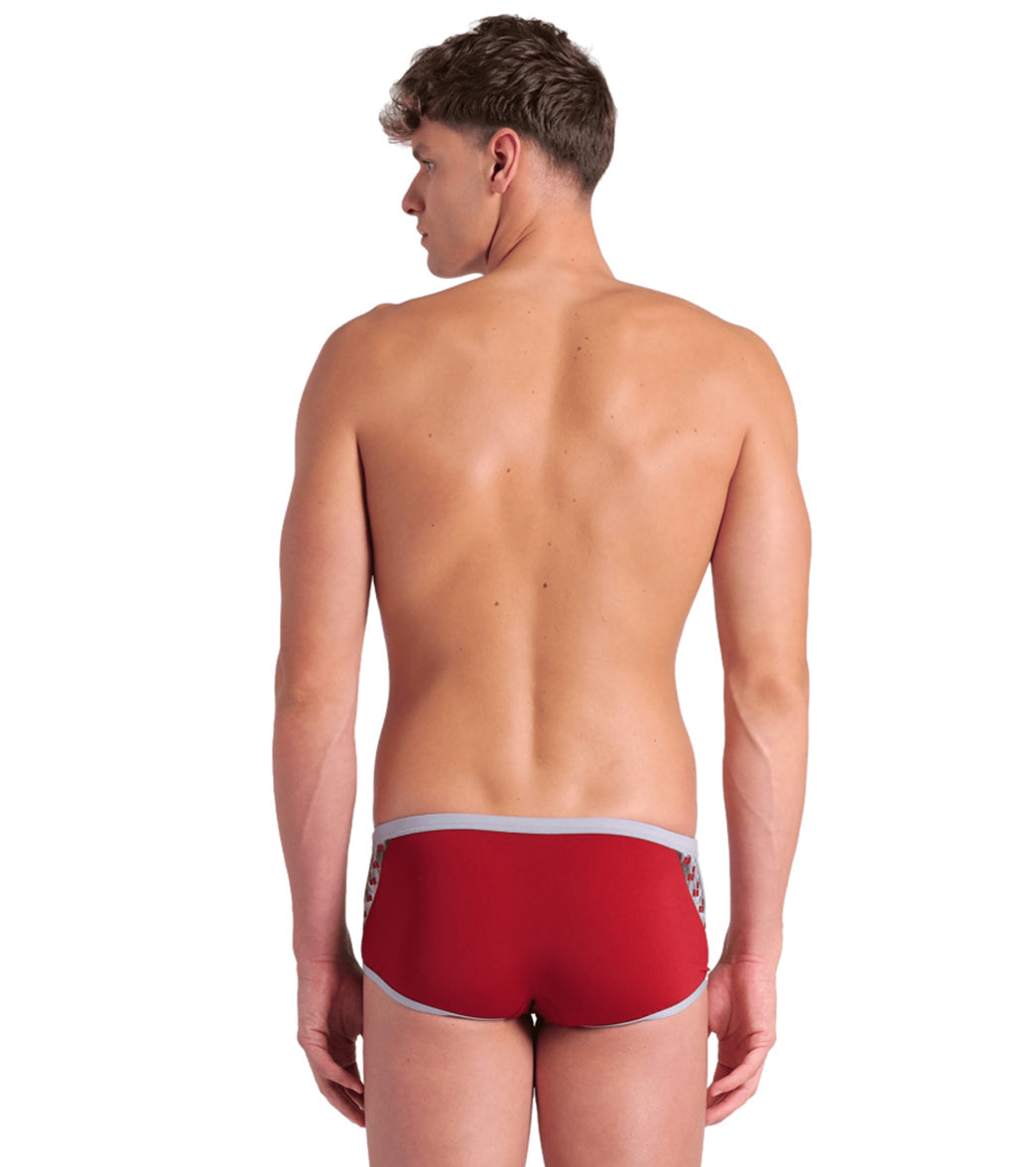 Arena Men's Icons Solid Low Waist Square Leg Swimsuit