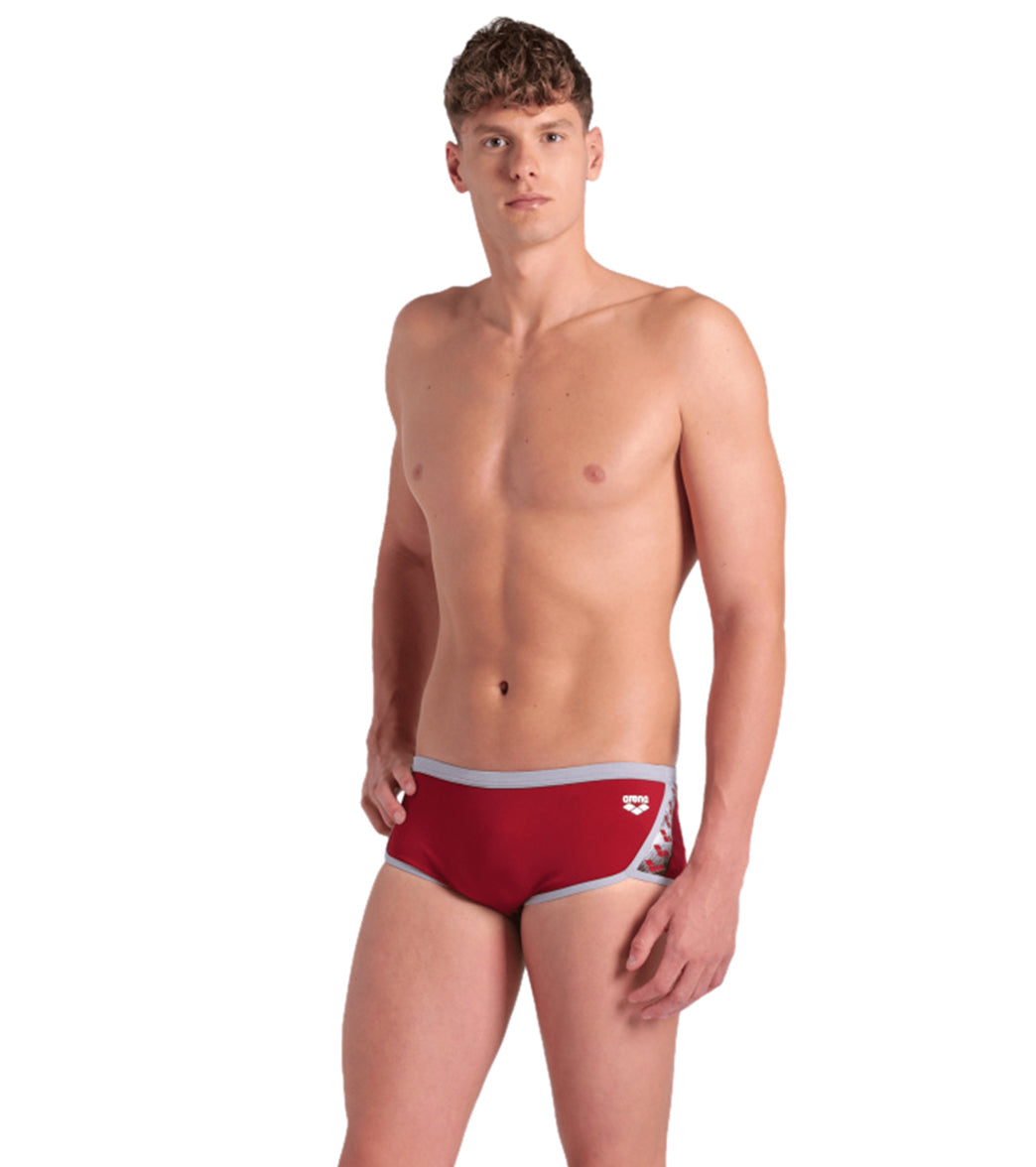 Arena Men's Icons Solid Low Waist Square Leg Swimsuit