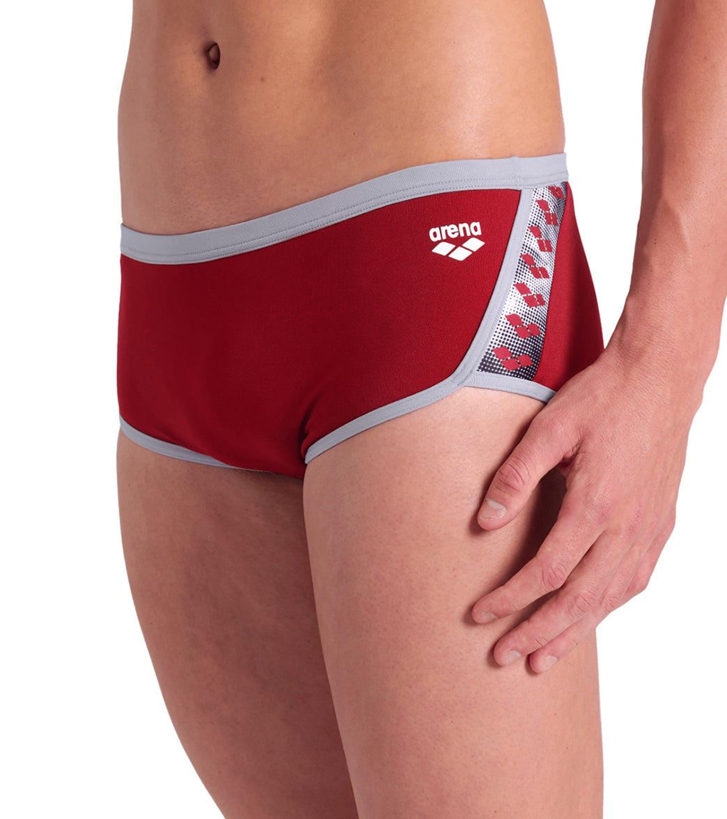 Arena Men's Icons Solid Low Waist Square Leg Swimsuit