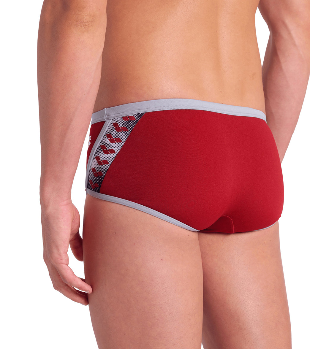 Arena Men's Icons Solid Low Waist Square Leg Swimsuit