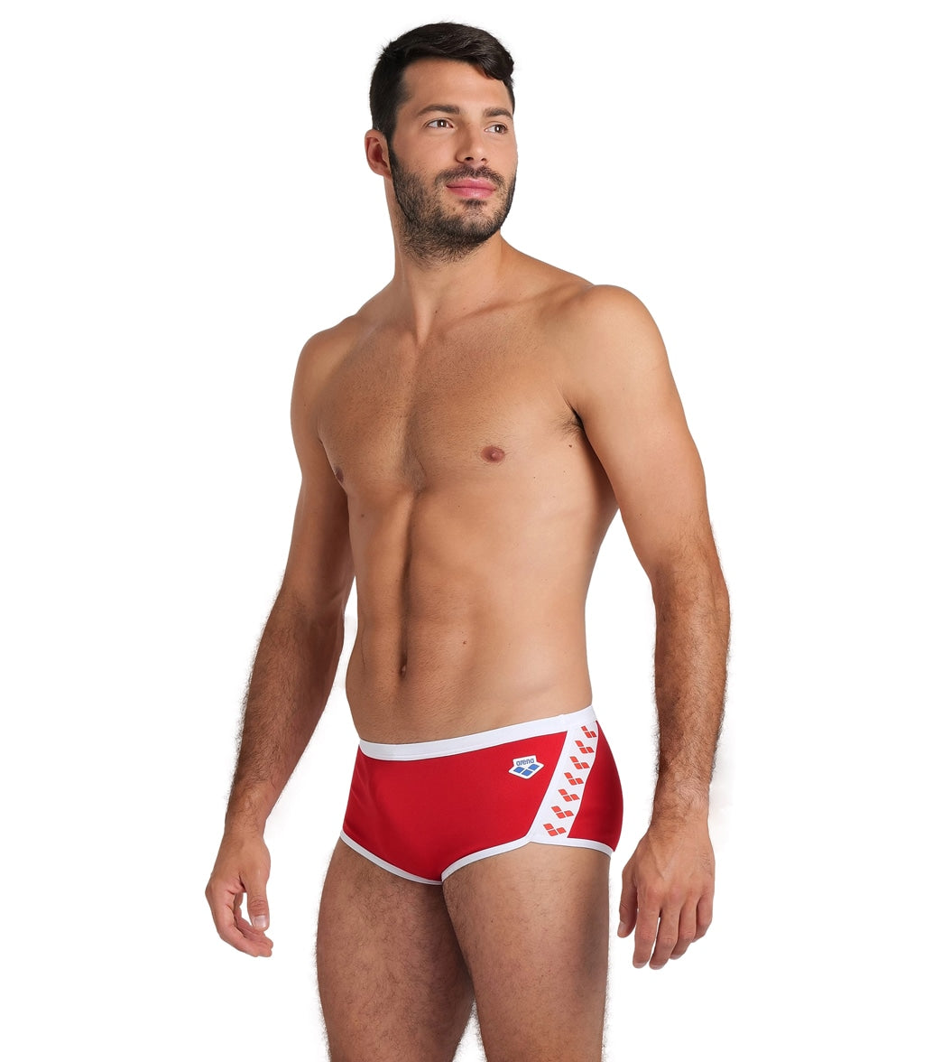 Arena Men's Icons Solid Low Waist Square Leg Swimsuit