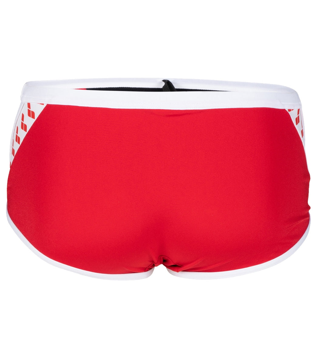 Arena Men's Icons Solid Low Waist Square Leg Swimsuit