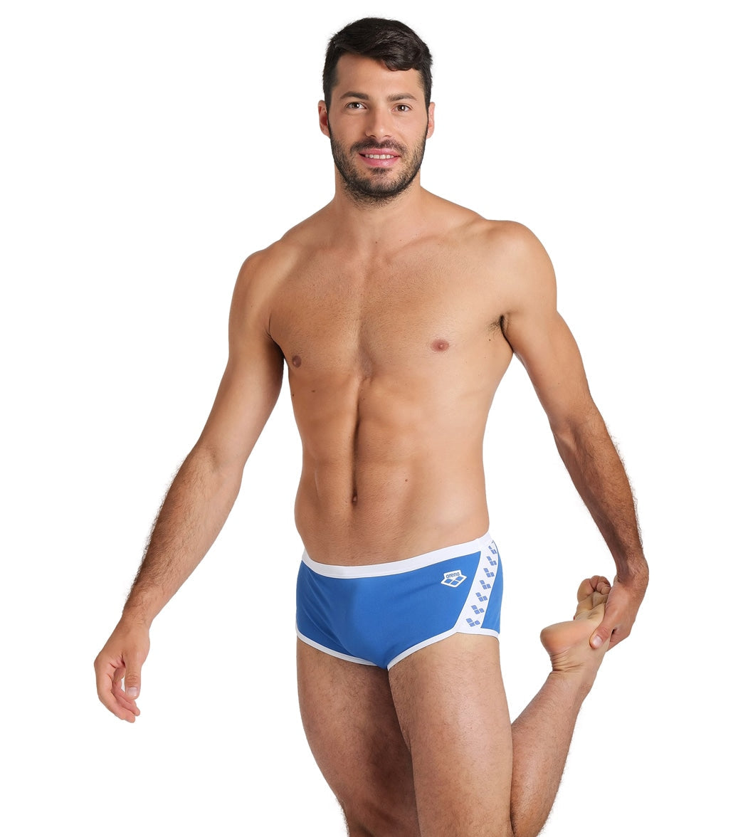Arena Men's Icons Solid Low Waist Square Leg Swimsuit