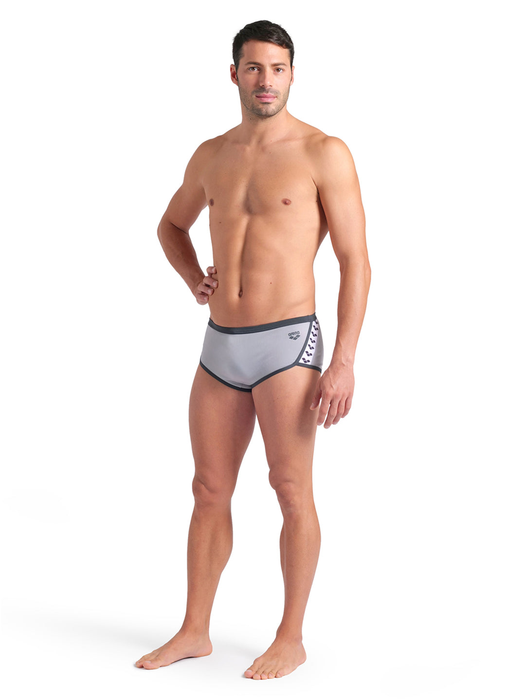 Arena Men's Icons Solid Low Waist Square Leg Swimsuit