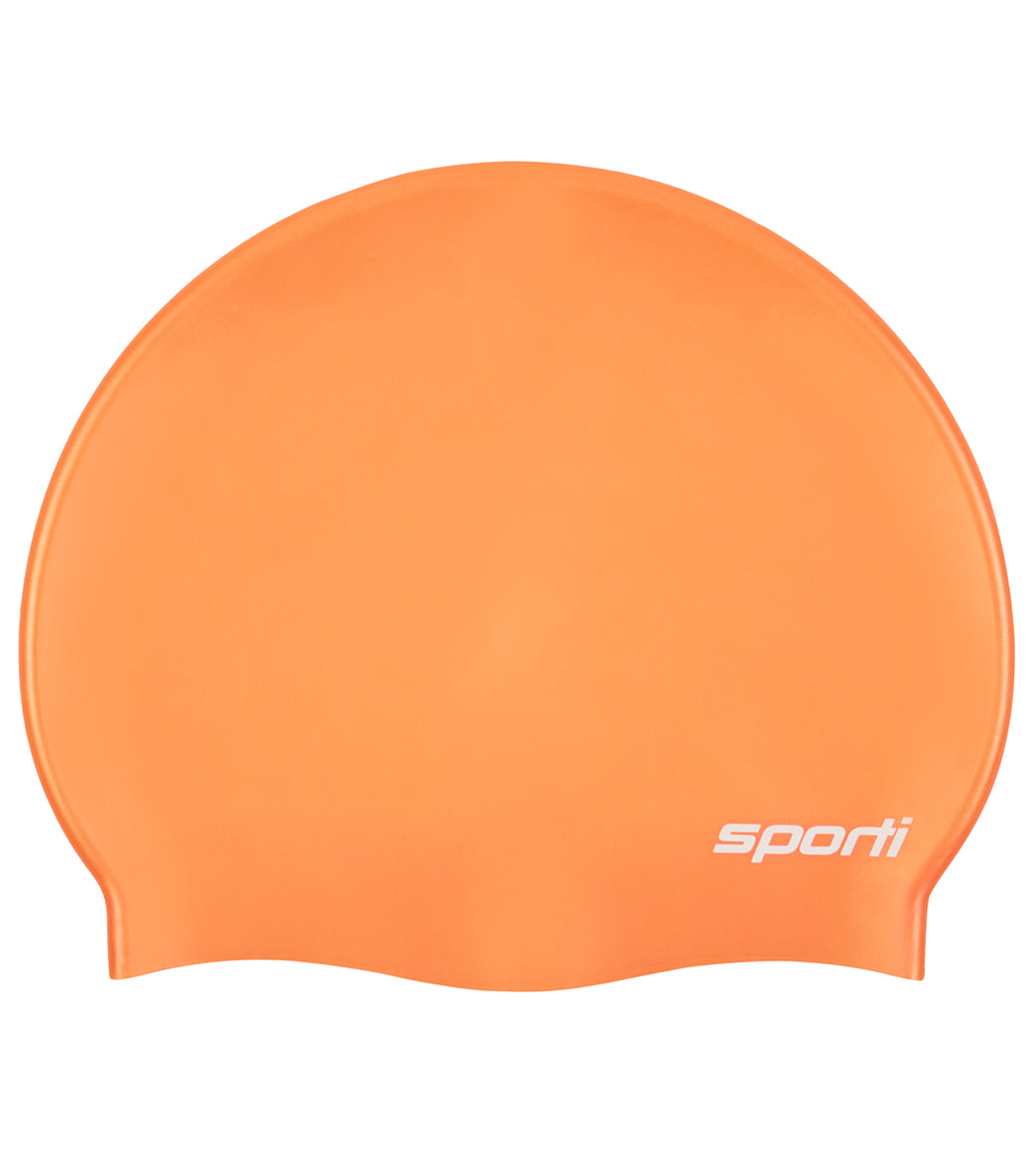 Sporti Kids' Silicone Swim Cap Set of 3